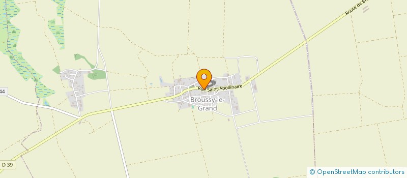 localisation de l'entreprise MONSIEUR BERNARD PECOURT à BROUSSY-LE-GRAND