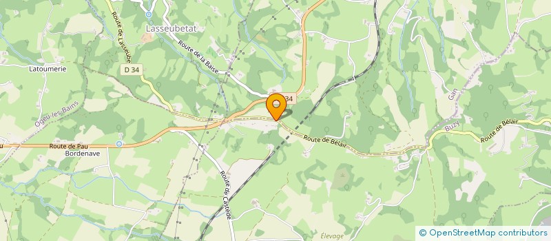 localisation de l'entreprise MONSIEUR BERNARD PEIGNE  BUZY