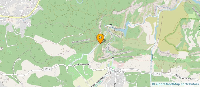 localisation de l'entreprise MONSIEUR BERNARD PELEN  LE THOLONET