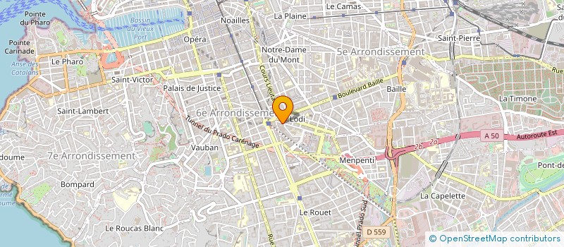 localisation de l'entreprise MONSIEUR BERNARD PELLET  MARSEILLE