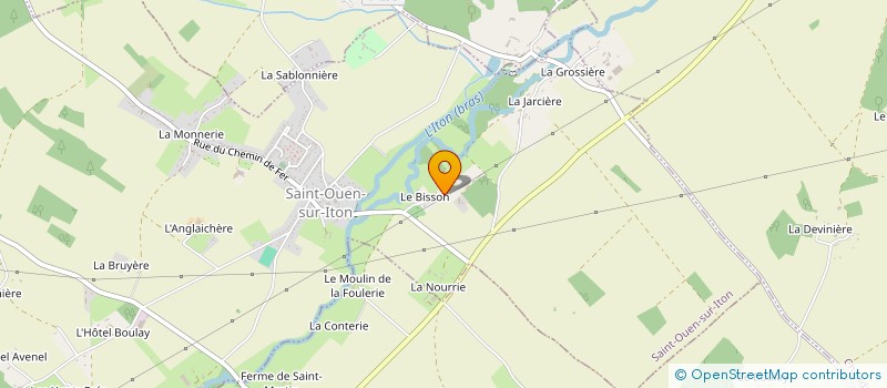 localisation de l'entreprise MONSIEUR BERNARD PELLETIER à SAINT-OUEN-SUR-ITON
