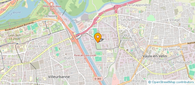 localisation de l'entreprise MONSIEUR BERNARD PELTIER à VILLEURBANNE