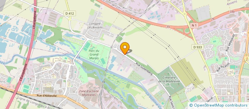 localisation de l'entreprise MONSIEUR BERNARD PELTOT à AMIENS