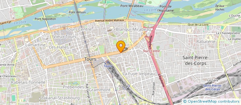 localisation de l'entreprise MONSIEUR BERNARD PENET  TOURS