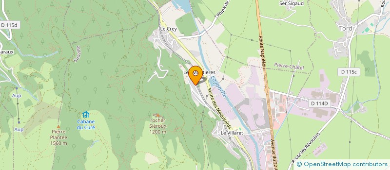 localisation de l'entreprise MONSIEUR BERNARD PEREZ  SUSVILLE