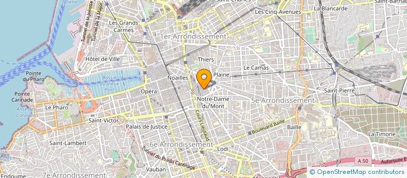 localisation de l'entreprise MONSIEUR BERNARD PERON à MARSEILLE