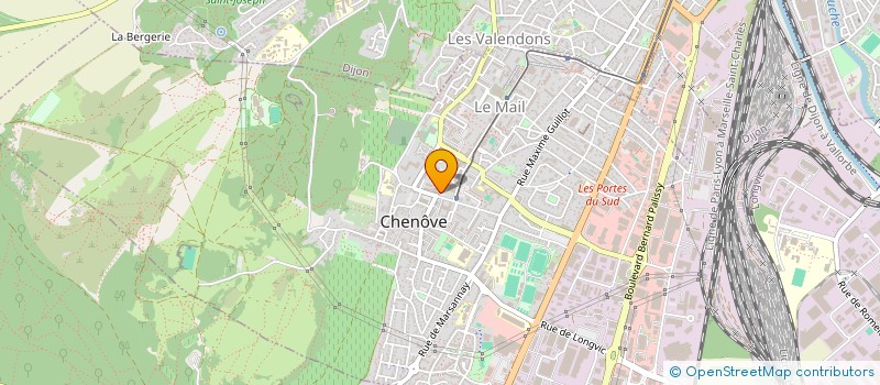 localisation de l'entreprise MONSIEUR BERNARD PERRAUD  DIJON