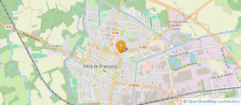 localisation de l'entreprise MONSIEUR BERNARD PERRIN à VITRY-LE-FRANCOIS
