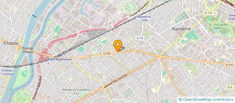 localisation de l'entreprise MONSIEUR BERNARD PERRIN  NANTERRE