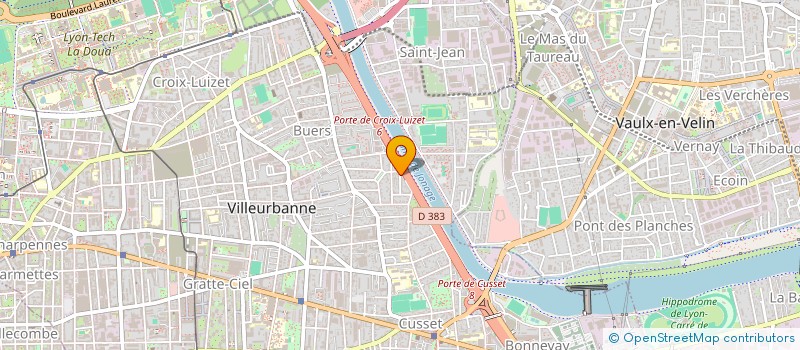 localisation de l'entreprise MONSIEUR BERNARD PERRIN  VILLEURBANNE