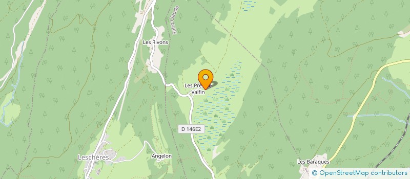 localisation de l'entreprise MONSIEUR BERNARD PERRUCHON  SAINT-CLAUDE