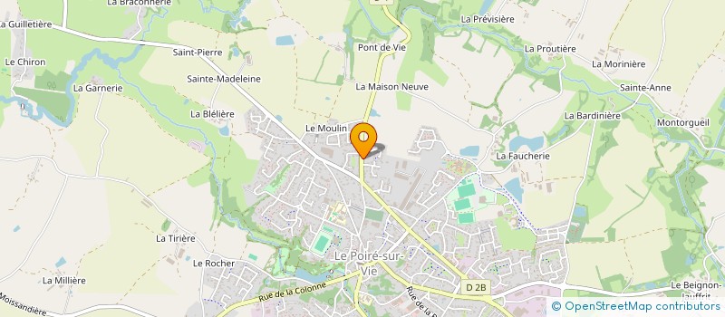 localisation de l'entreprise MONSIEUR BERNARD PETIOT à LE POIRE-SUR-VIE