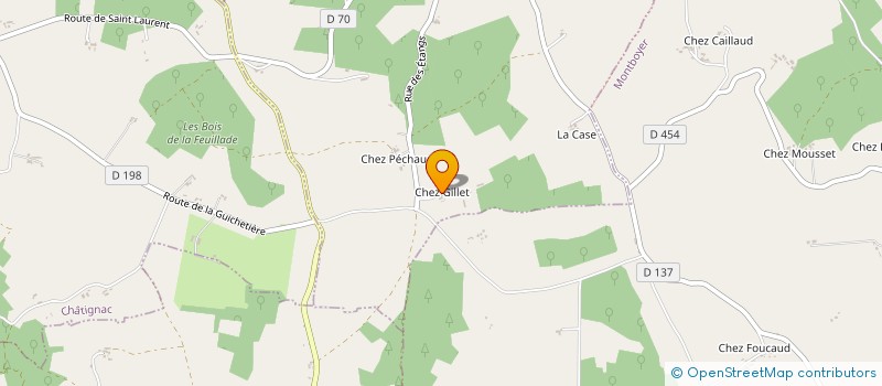 localisation de l'entreprise MONSIEUR BERNARD PETIT à SAUVIGNAC