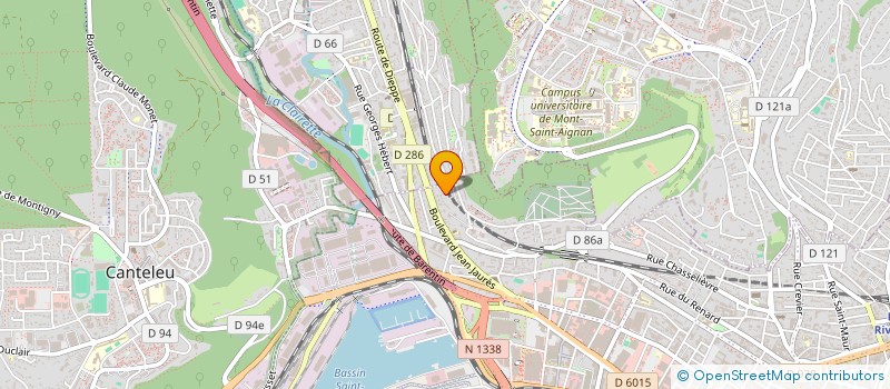 localisation de l'entreprise MONSIEUR BERNARD PETIT à ROUEN