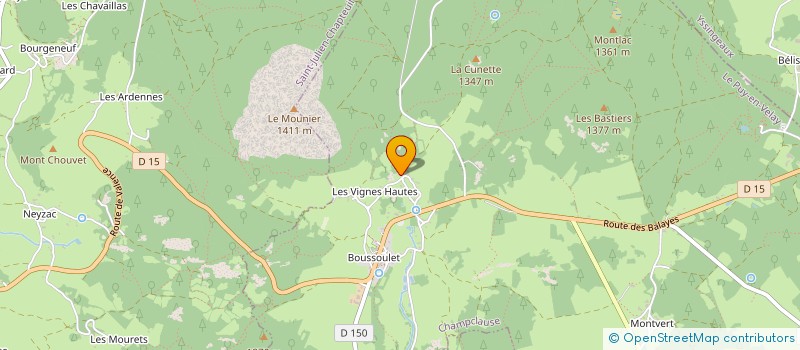 localisation de l'entreprise MONSIEUR BERNARD PETIT  FAY-SUR-LIGNON