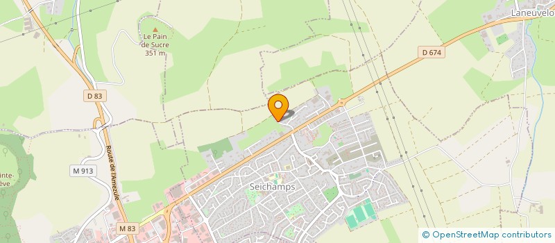 localisation de l'entreprise MONSIEUR BERNARD PETITDANT  SEICHAMPS