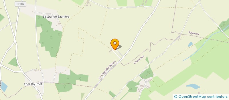 localisation de l'entreprise MONSIEUR BERNARD PETREAU  LA CHAPELLE-BATON