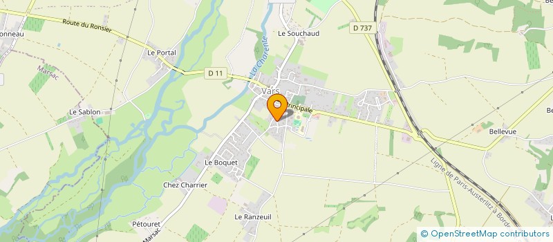 localisation de l'entreprise MONSIEUR BERNARD PEUREUX  VARS