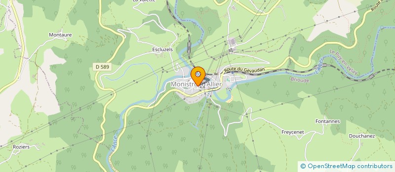 localisation de l'entreprise MONSIEUR BERNARD PEYRONNEL à MONISTROL-D ALLIER