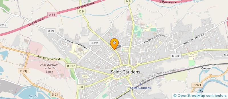 localisation de l'entreprise MONSIEUR BERNARD PEYRUSSAN à SAINT-GAUDENS
