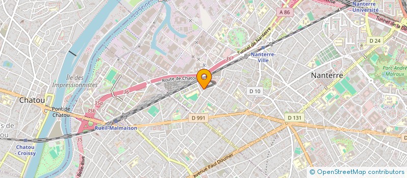 localisation de l'entreprise MONSIEUR BERNARD PHELIPOT  NANTERRE