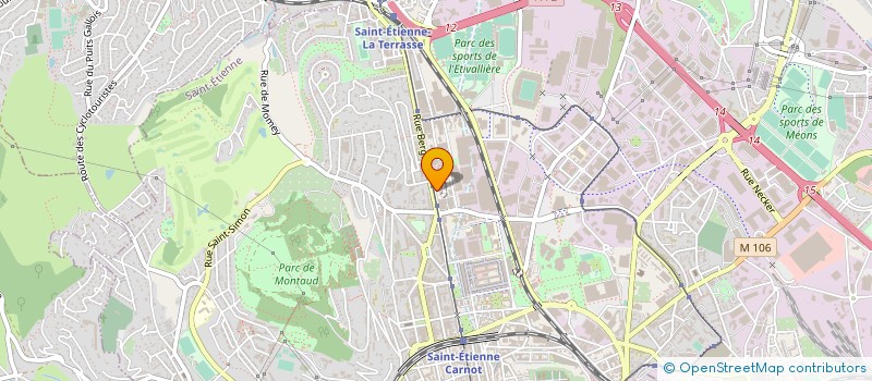 localisation de l'entreprise MONSIEUR BERNARD PHILIP  ANDREZIEUX-BOUTHEON