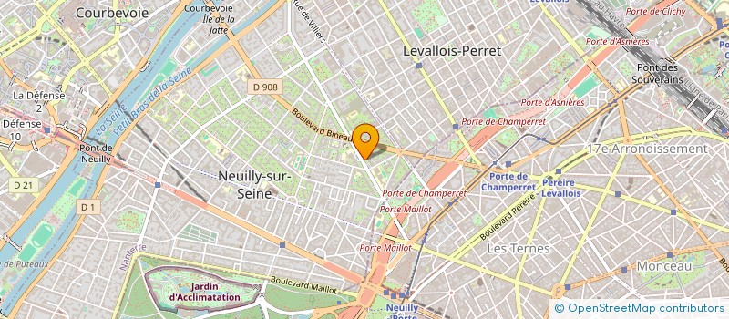 localisation de l'entreprise MONSIEUR BERNARD PHILIP à NEUILLY-SUR-SEINE