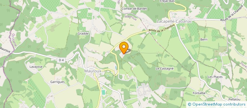 localisation de l'entreprise MONSIEUR BERNARD PHILIPPE à MAUROUX