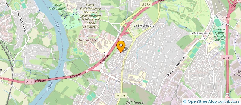 localisation de l'entreprise MONSIEUR BERNARD PHILIPPE à NANTES