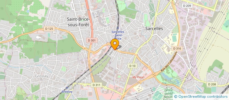 localisation de l'entreprise MONSIEUR BERNARD PHILIPPOT à SARCELLES