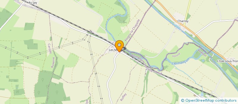 localisation de l'entreprise MONSIEUR BERNARD PHILIPPOT  BERNOUIL