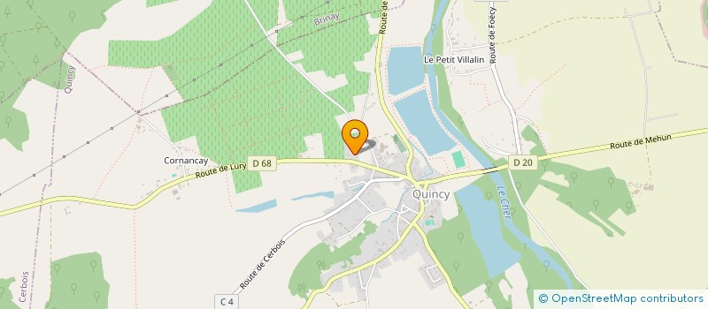 localisation de l'entreprise MONSIEUR BERNARD PICHARD  QUINCY