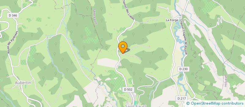 localisation de l'entreprise MONSIEUR BERNARD PICHERY  SAINT-FAUST