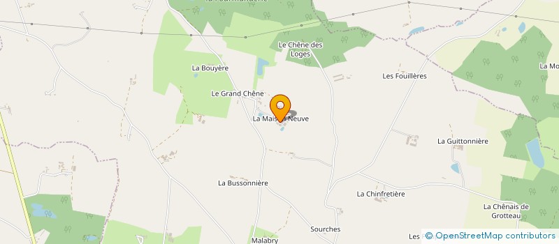 localisation de l'entreprise MONSIEUR BERNARD PIGEON  SAINT-DENIS-D'ANJOU