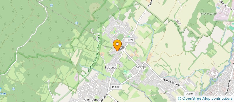 localisation de l'entreprise MONSIEUR BERNARD PILLARD  SERGY