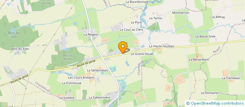 localisation de l'entreprise MONSIEUR BERNARD PINON  CHANTELOUP