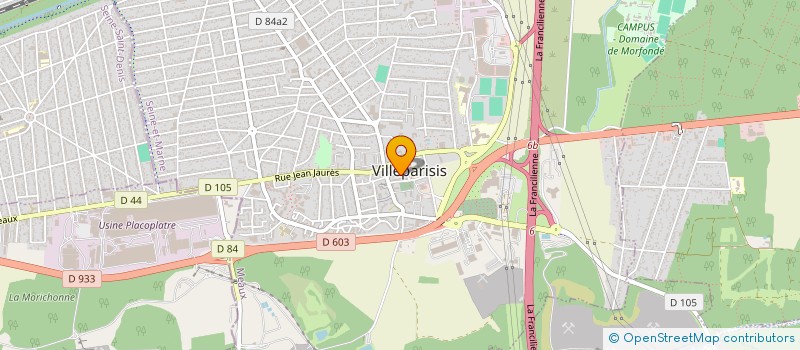 localisation de l'entreprise MONSIEUR BERNARD PINSON  VILLEPARISIS