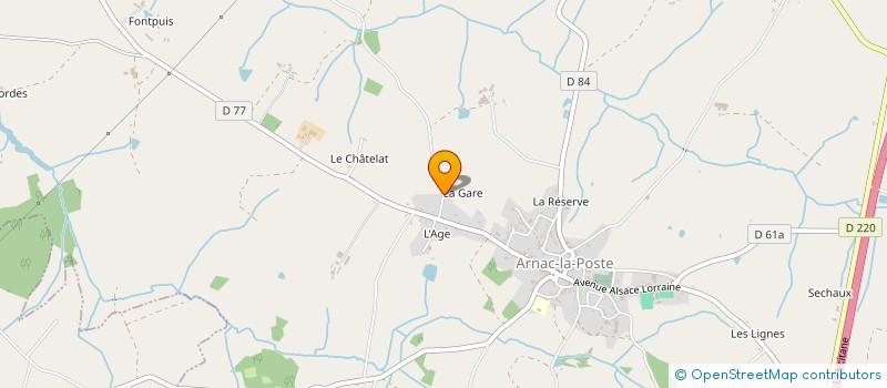 localisation de l'entreprise MONSIEUR BERNARD PINTURIER à ARNAC-LA-POSTE