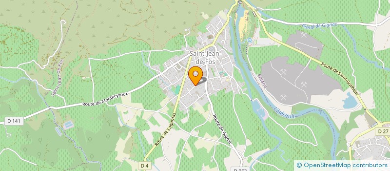 localisation de l'entreprise MONSIEUR BERNARD PIOCH  SAINT-JEAN-DE-FOS