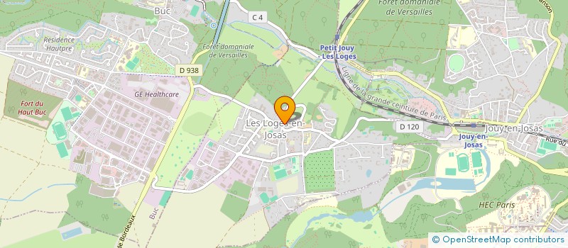 localisation de l'entreprise MONSIEUR BERNARD PIOGERE  LES LOGES-EN-JOSAS