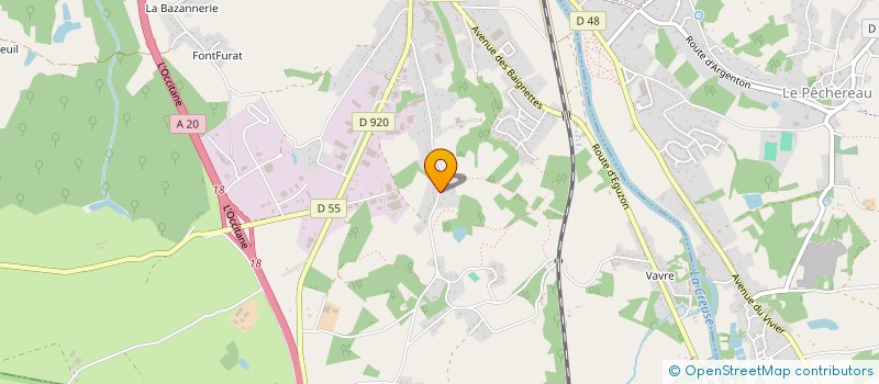 localisation de l'entreprise MONSIEUR BERNARD PIPEREAU à ARGENTON-SUR-CREUSE