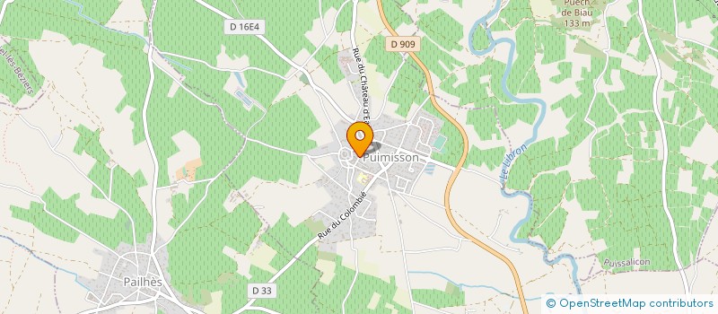 localisation de l'entreprise MONSIEUR BERNARD PIRE  PUIMISSON