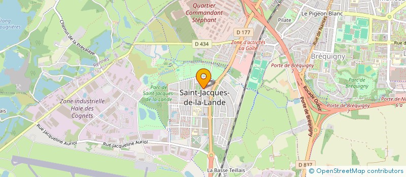 localisation de l'entreprise MONSIEUR BERNARD PIROT  SAINT-JACQUES-DE-LA-LANDE