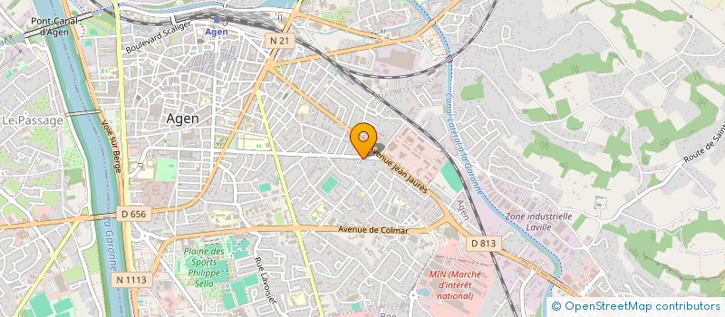 localisation de l'entreprise MONSIEUR BERNARD PISLOR  AGEN