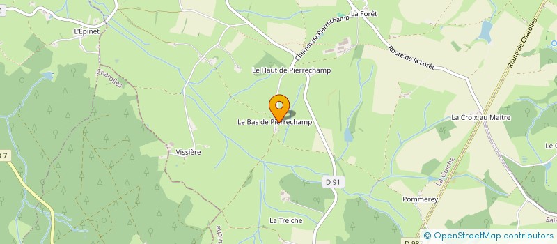 localisation de l'entreprise MONSIEUR BERNARD PITAUD  VEROSVRES