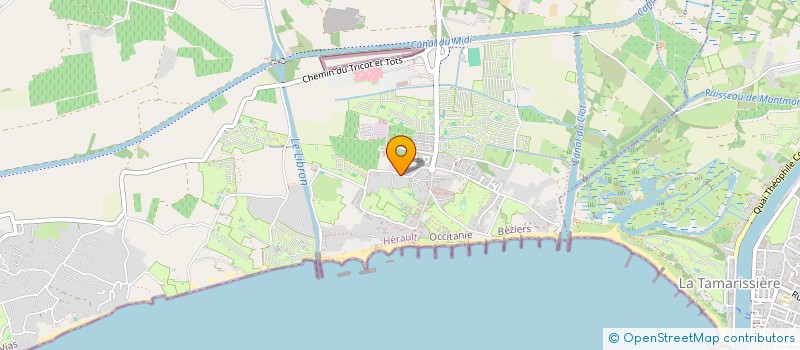 localisation de l'entreprise MONSIEUR BERNARD PITEUX  VIAS