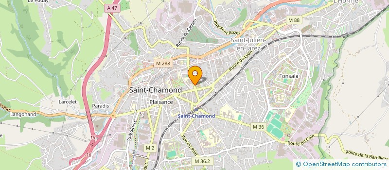 localisation de l'entreprise MONSIEUR BERNARD PITIOT à SAINT-CHAMOND