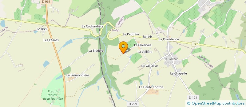 localisation de l'entreprise MONSIEUR BERNARD PLAIRE  CHEMILLE-EN-ANJOU