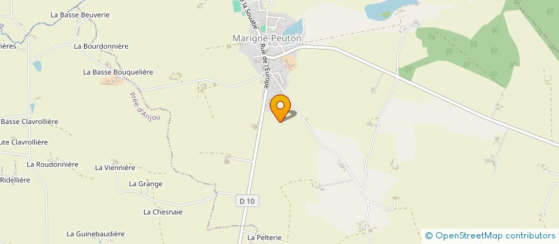 localisation de l'entreprise MONSIEUR BERNARD PLANCHENAULT  MARIGNE-PEUTON