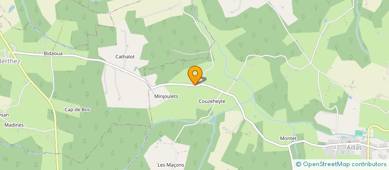 localisation de l'entreprise MONSIEUR BERNARD PLANTON  AILLAS